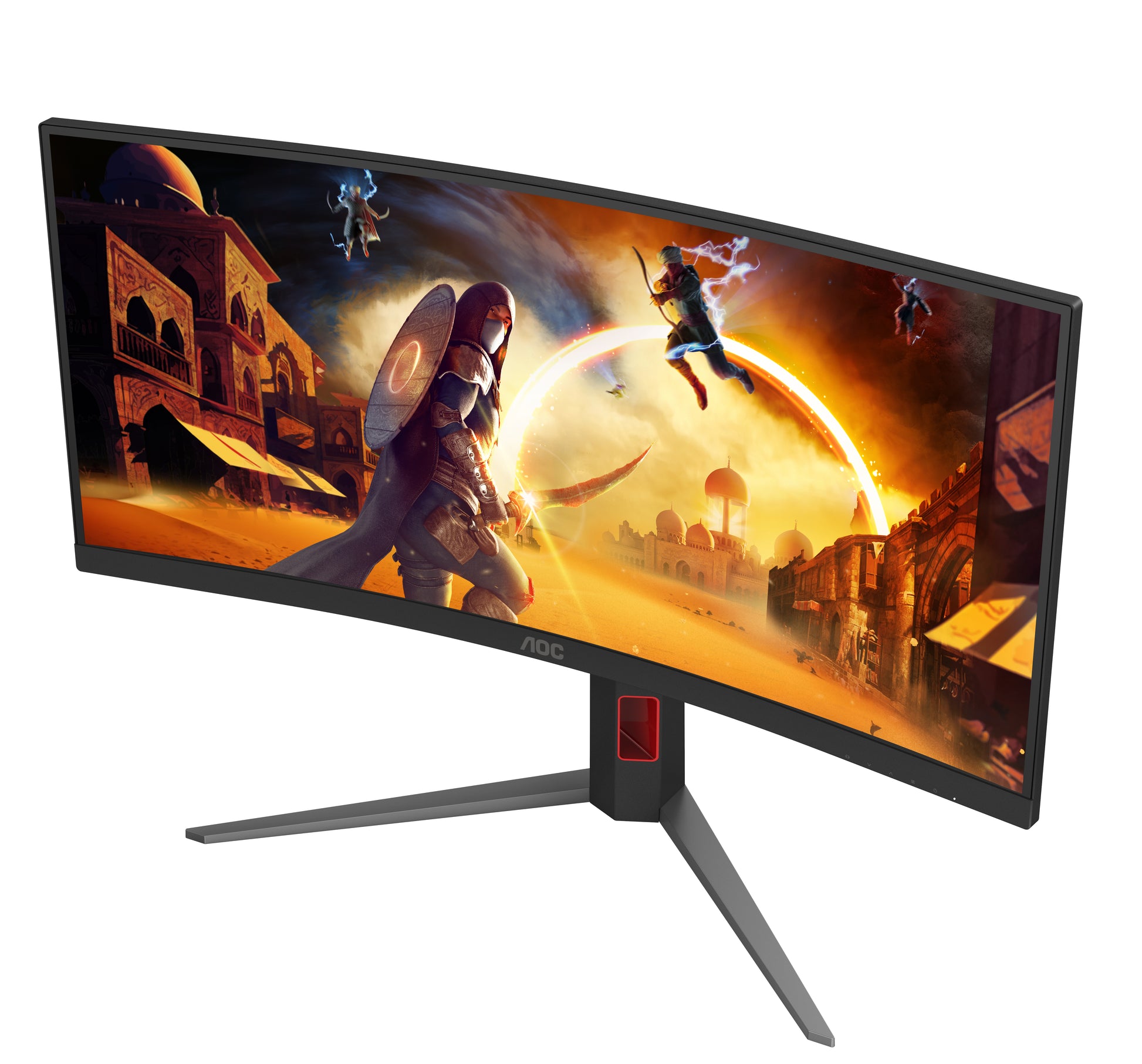 AOC CU34G4 – 34" Gebogener 1500R, 3440 × 1440 (UWQHD), VA, 180 Hz, HDR10