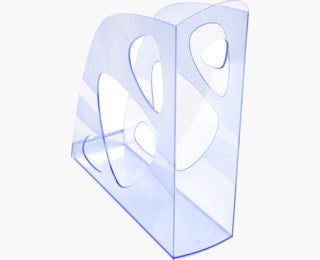 Exacompta Stehsammler – A4+ – Polystyrol – Blau – 248 × 77 × 257 mm – 10 Stk.