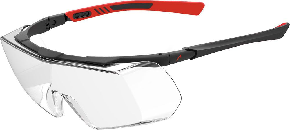 ACE Schutzbrille Evo OTG – klar, beschlagfrei, kratzfest, für Brillenträger
