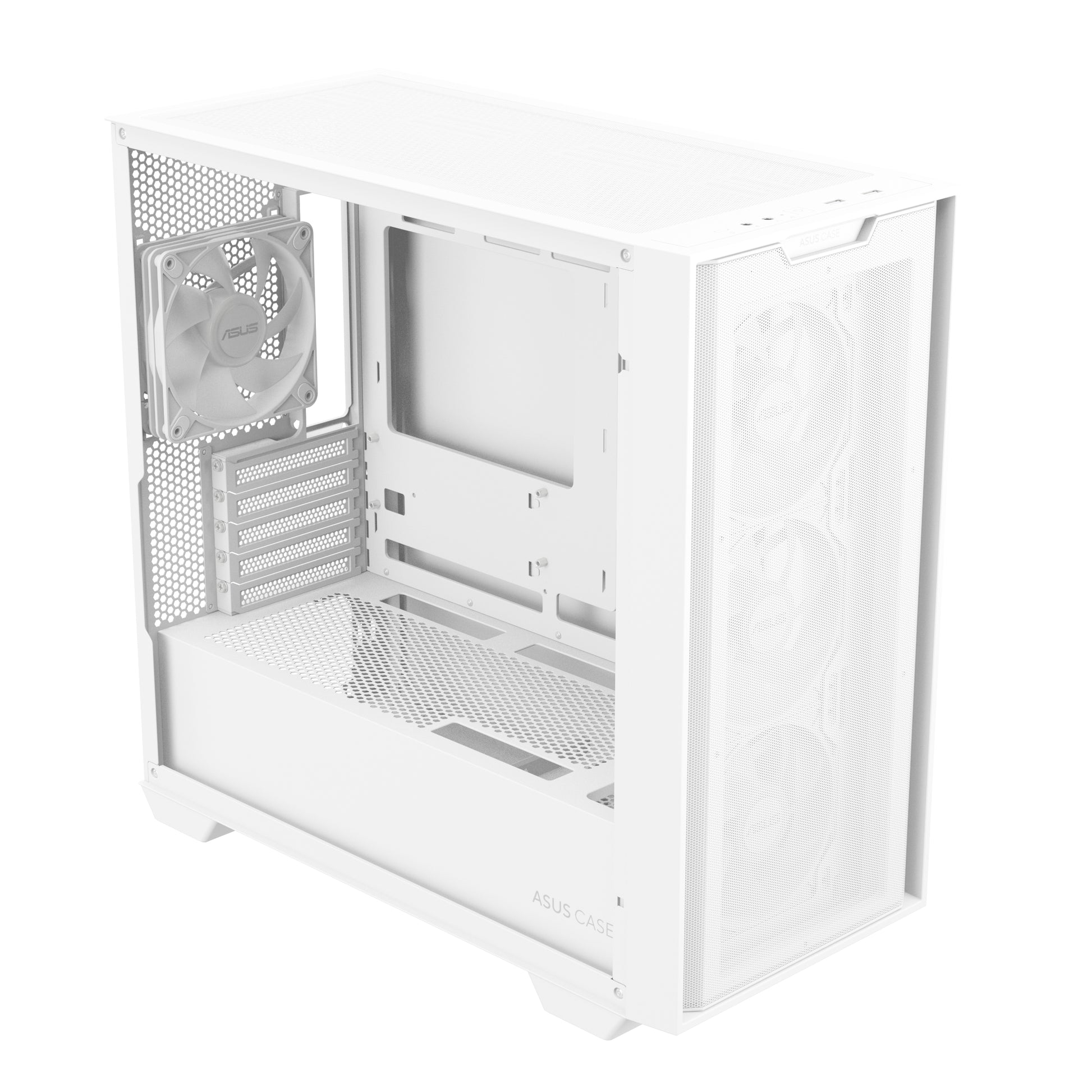 ASUS A21 PLUS – PC-Gehäuse – micro-ATX, Mini-ITX, Weiss, 3×120 mm vorne, 1×120 mm hinten, 465×220×430 mm