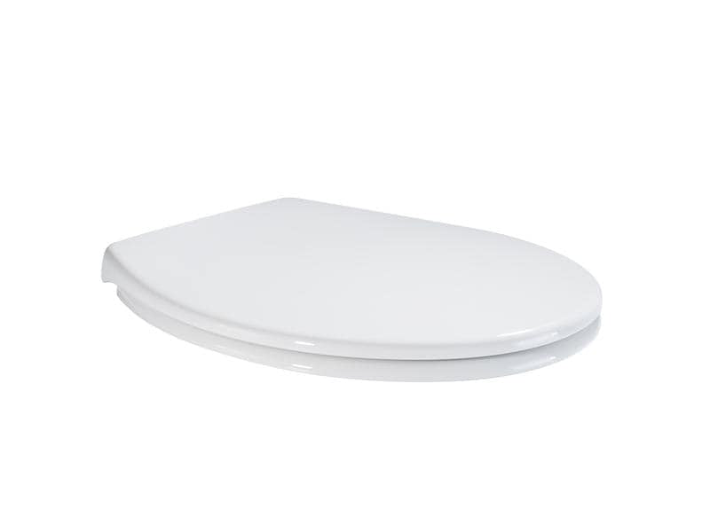 COCON F01394 – Toilettensitz – Polypropylen, weiss, mit Deckel, mit Absenkautomatik, 37,1 × 44,4 × 4,8 cm