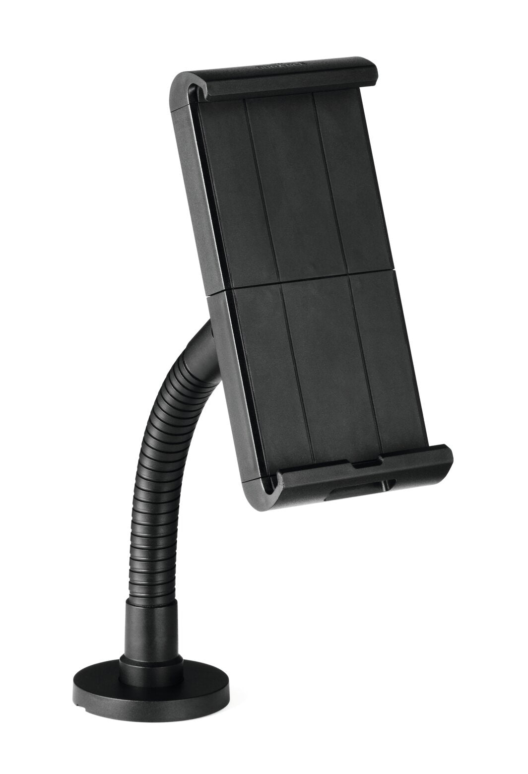 Durable Tablet-Tischhalterung – 7–12,9", 360° drehbar, abschliessbar – Schwarz