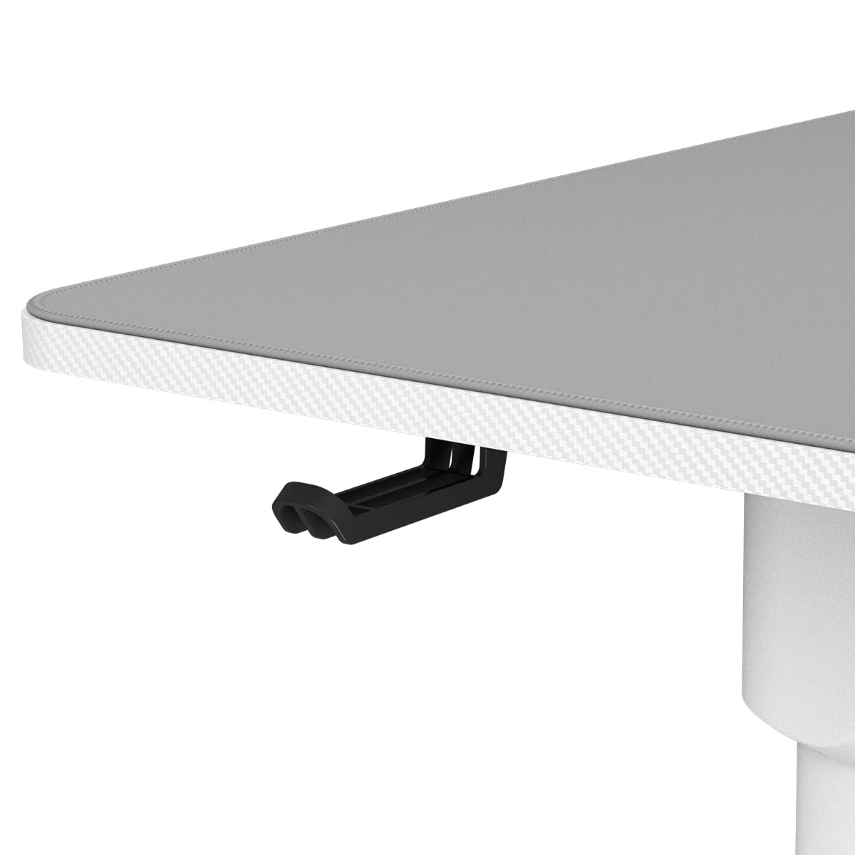 COUGAR Gaming E-Grav 180 – Höhenverstellbarer Tisch, 180 × 80 cm, elektrisch, 73–118 cm, 120 kg, weiss