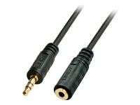 Lindy Audio-Verlängerungskabel 3,5 mm Klinke (Stecker) auf 3,5 mm Klinke (Buchse) – 5 m, 3-polig (TRS)