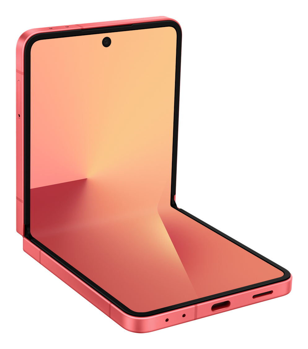 Samsung Galaxy Z Flip7 – Koralle, 6,9", 2520 × 1080, Android, 256 GB, 12 GB, Dual-SIM, 5G, NFC