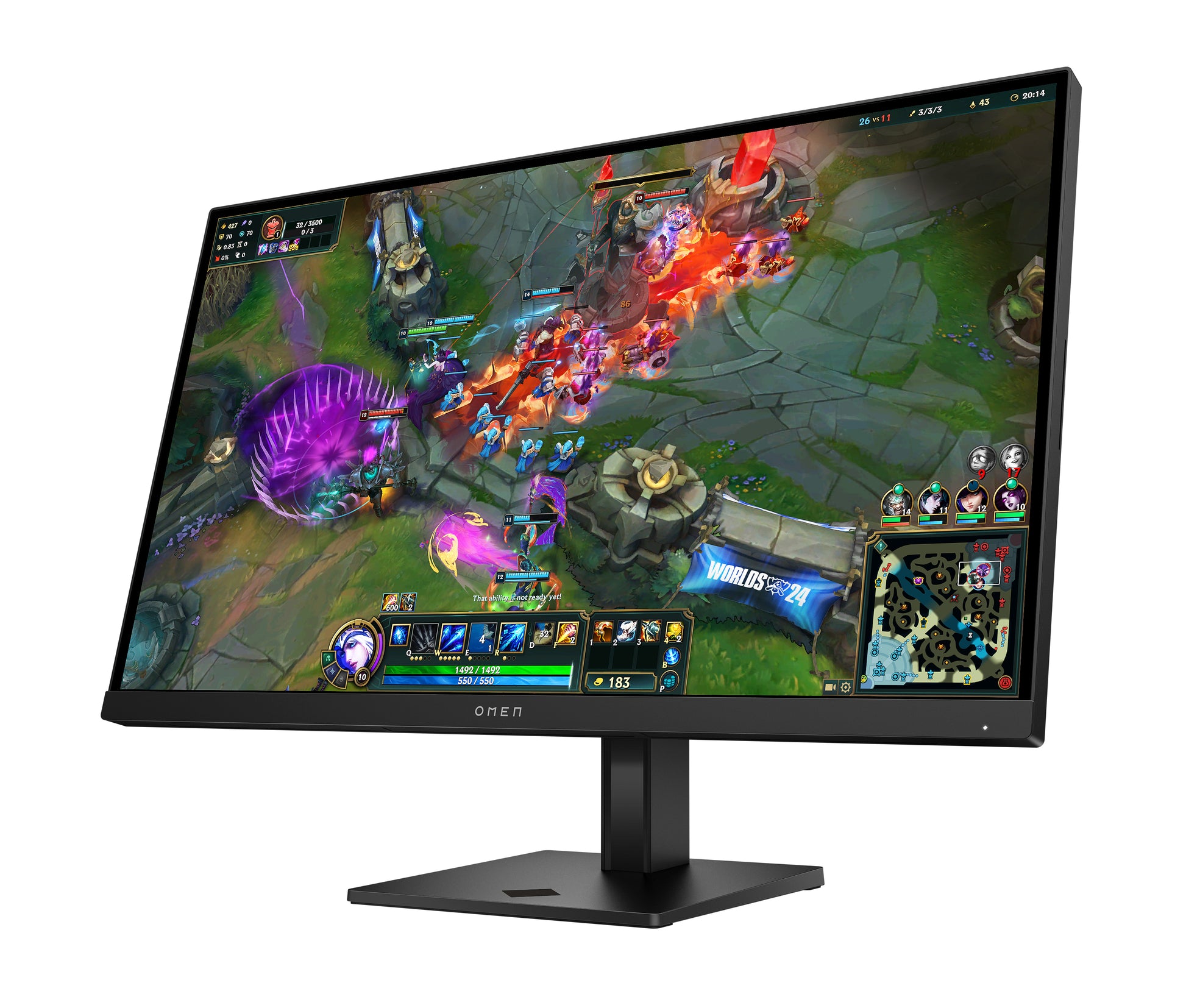 HP Omen 27Qs G2 – Monitor, 27", 2560 × 1440 (WQHD), 240 Hz, 400 cd/m²
