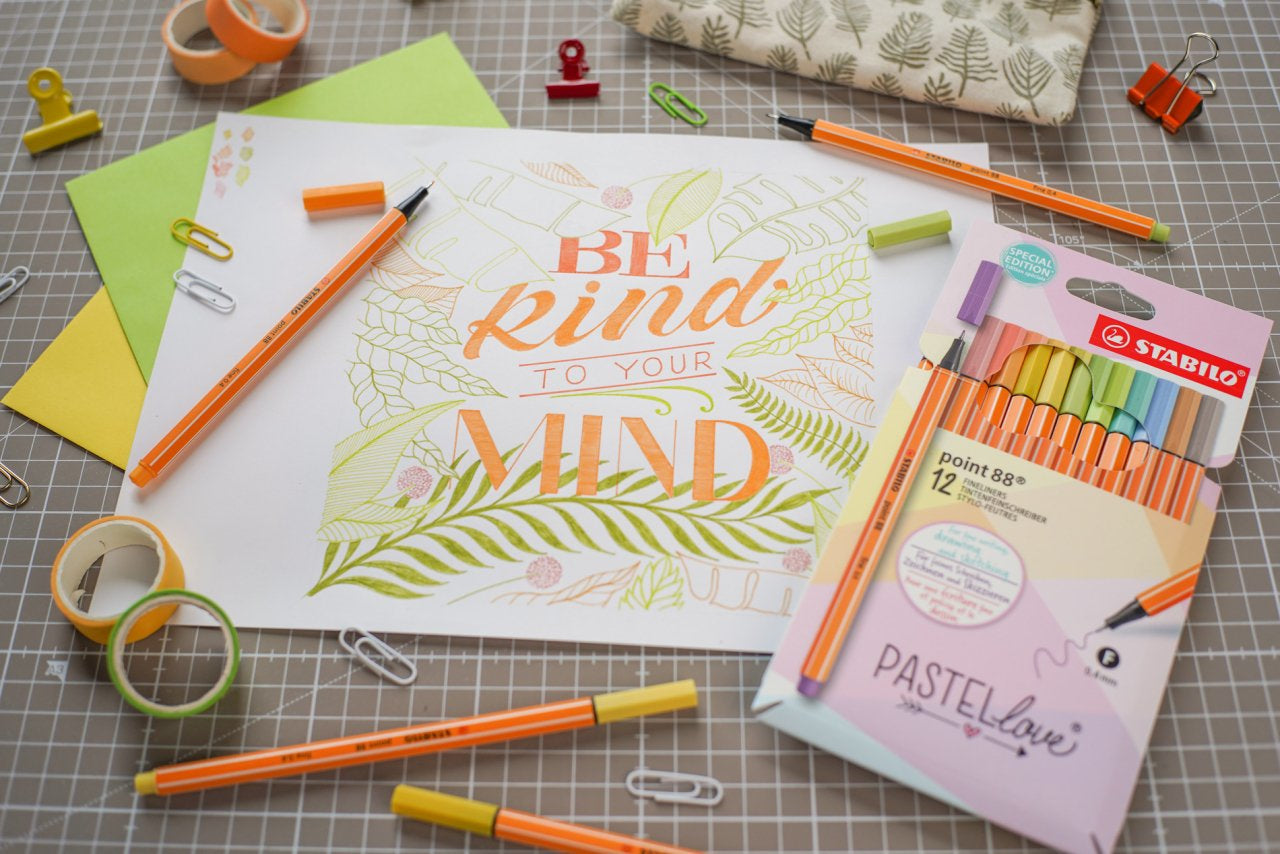 Stabilo Point 88 Fineliner – 12er-Set 0,4 mm – 12 Farben, sortiert