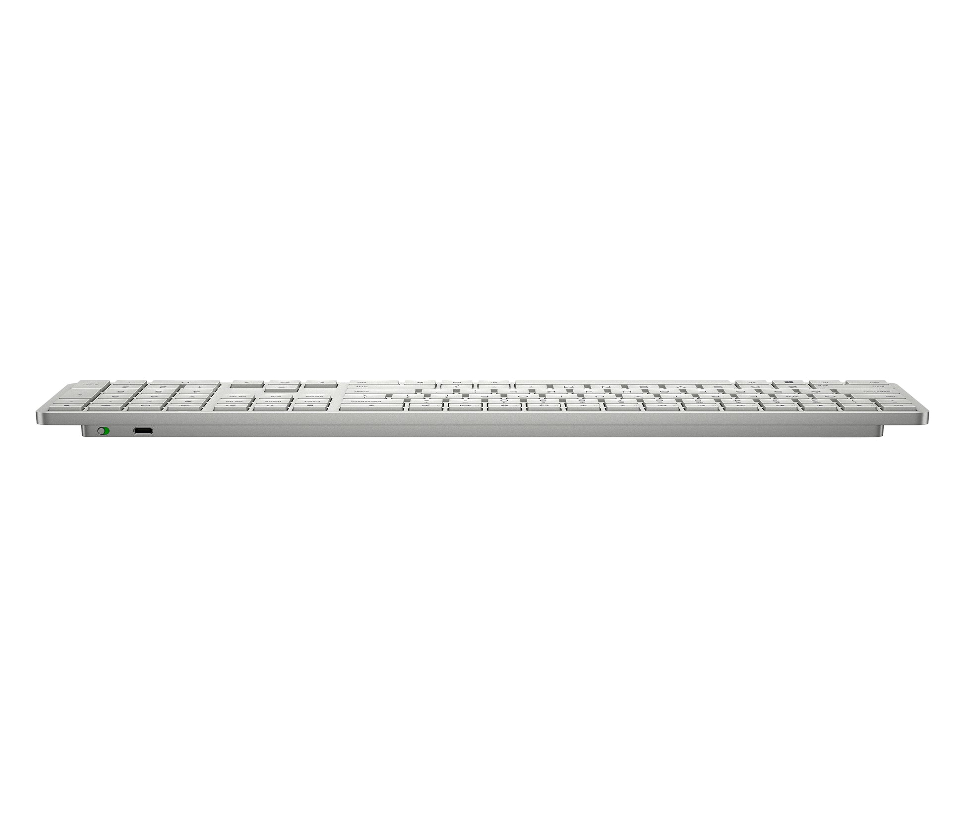 HP 970 – Tastatur – Programmierbar, Bluetooth, USB-C-Ladeport – Silber