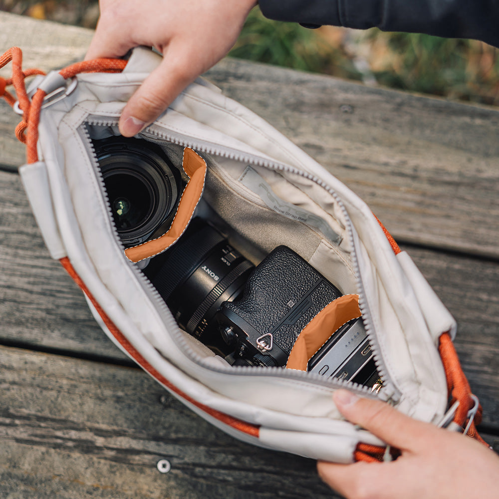 PGYTECH OneGo Rope Strap Bag Kameratasche – Innenmaße 300 × 230 × 90 mm – für Kamera + 70–200 mm, DJI Mini – L