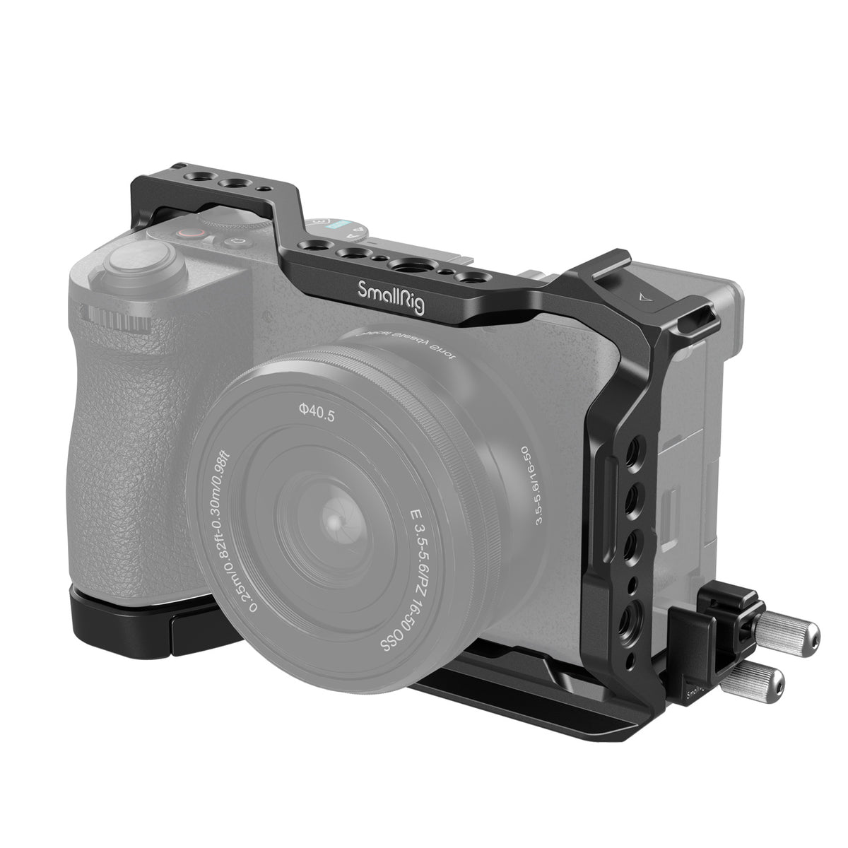 SmallRig 4336 Cage Kit – Aluminium, 1/4" & 3/8" Anschlüsse – für Sony Alpha 6700 – Schwarz