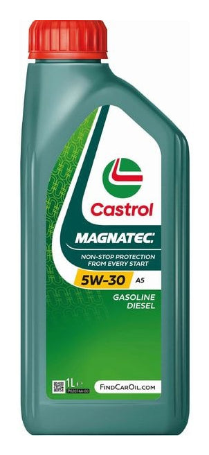 Castrol Magnatec Motoröl 5W-30 A5 – für Motor, Personenwagen & Motorrad – 1 l
