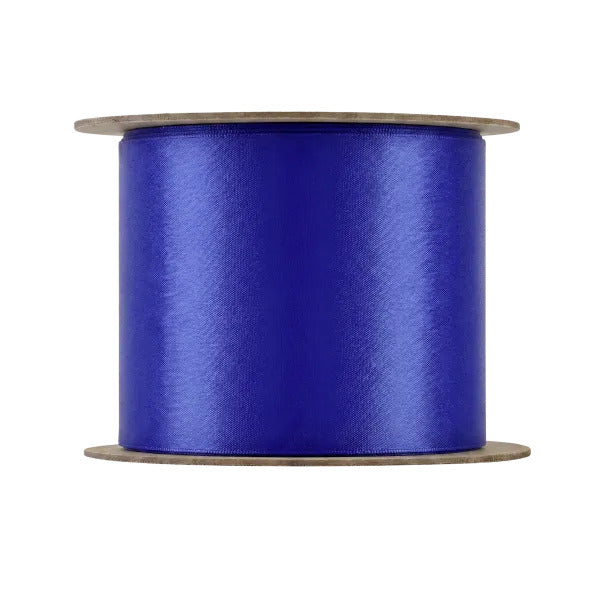 Blomus Geschenkband, JUHLA L, Satin, matt, Blau, 50 mm × 5 m, 1 Stk.