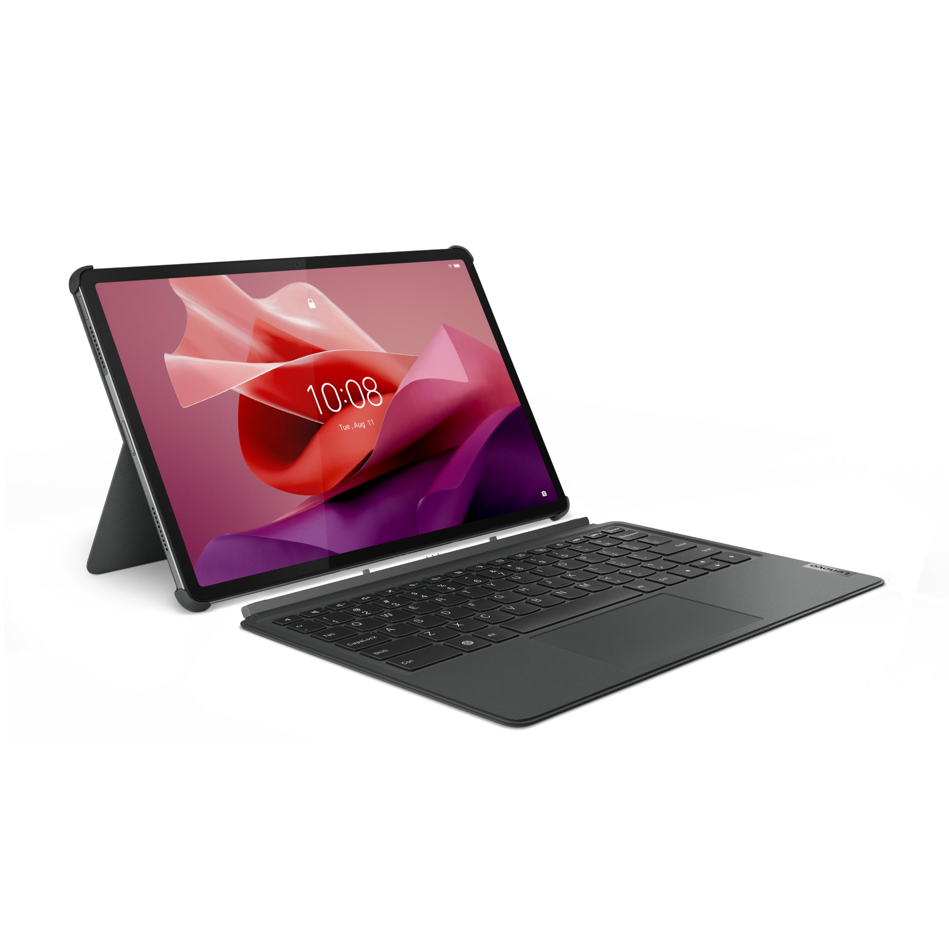Lenovo Tastatur-Case für Lenovo Tab P12 – Pogo Pin, mit Touchpad – Storm Grey