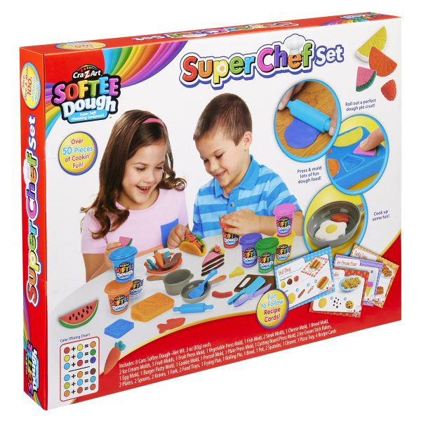 Cra-Z-Art Knete-/Modelliermasse-Set – ab 3 Jahren – inkl. Modellierform, mehrfarbig