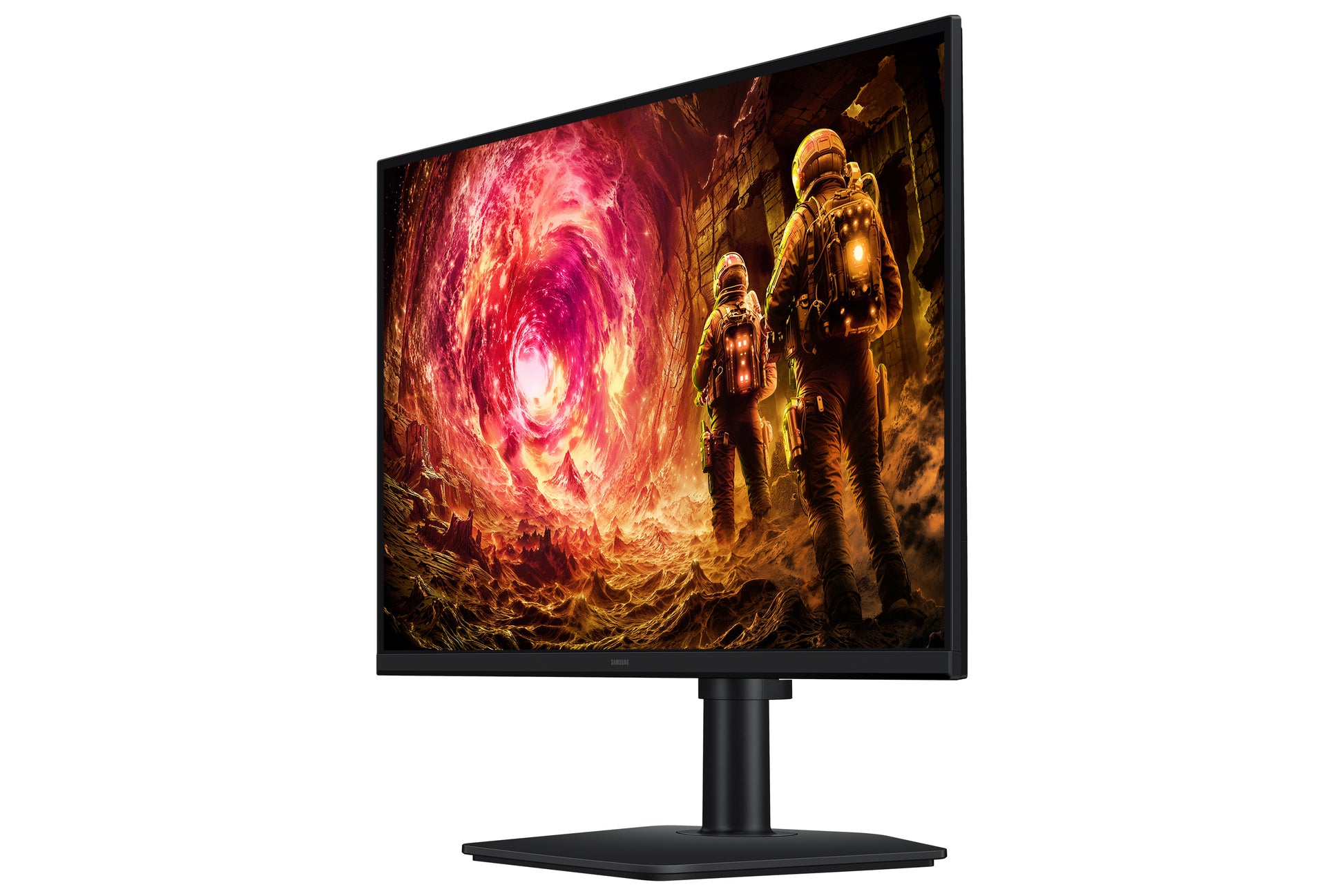 Samsung G50F – Monitor, 27" 2560 × 1440 (WQHD), IPS, 180 Hz, 300 cd/m², VESA 100 × 100, Schwarz