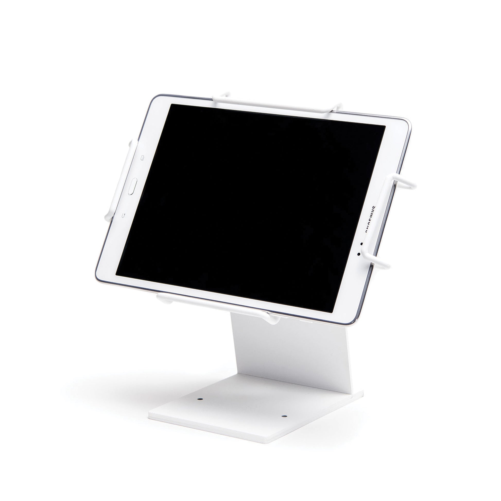 Star Micronics Tablet-Tischhalterung – für Tablet/UMPC, neigbar −15–115°, Schraubbefestigung – Weiss