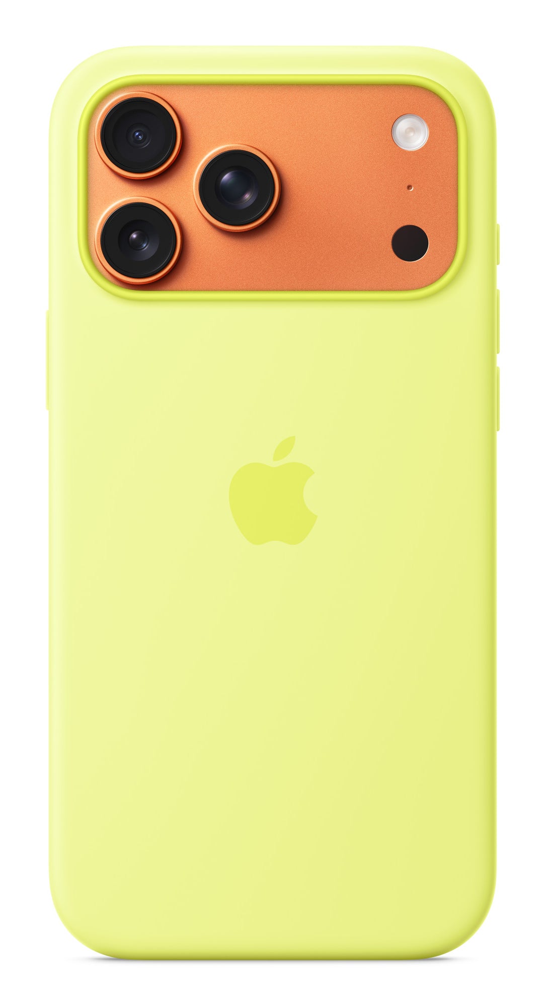 Apple Backcover – für Apple iPhone 17 Pro Max – gelb – Silikon – MagSafe-kompatibel, mit Kordel