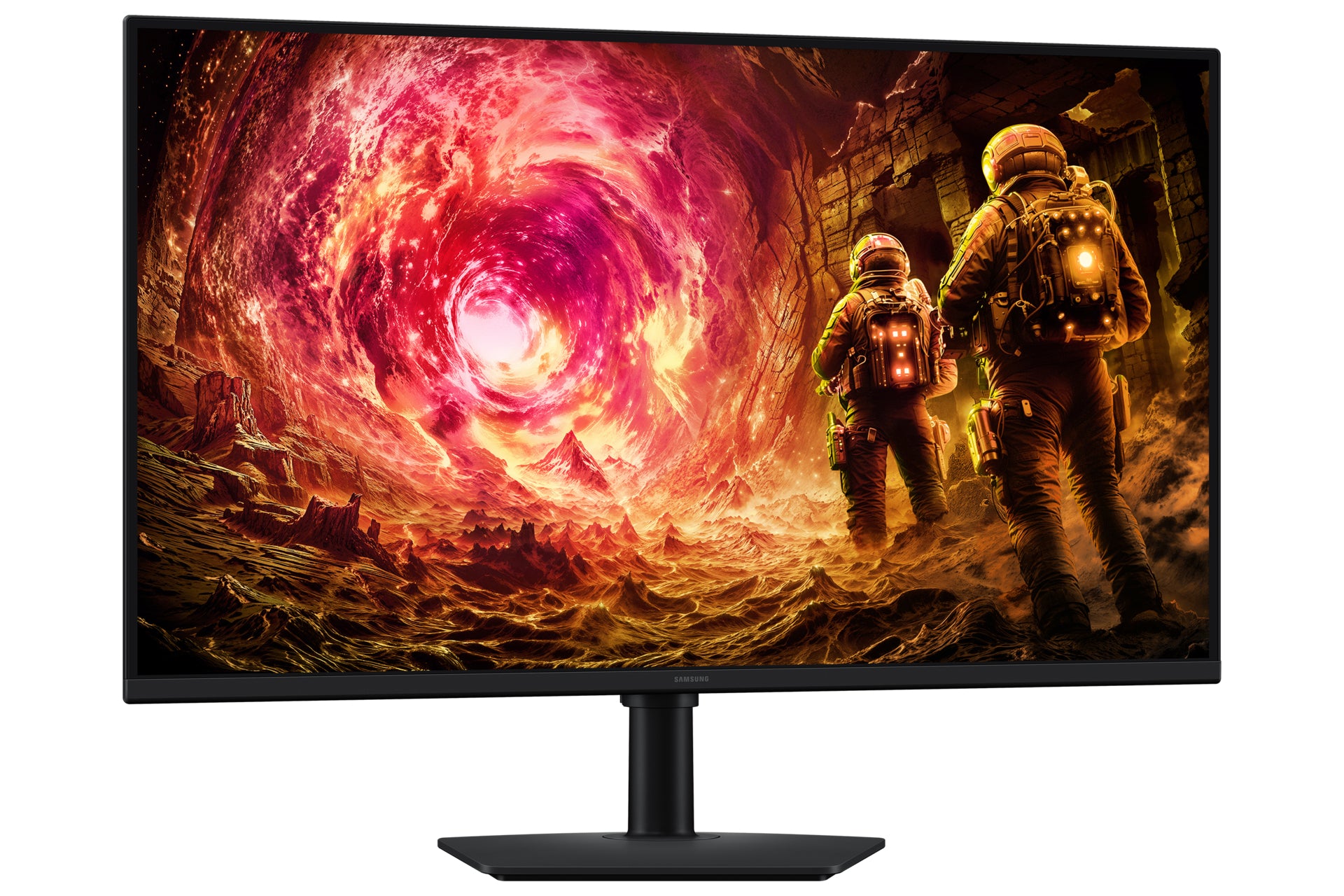 Samsung S32FG506EU – Monitor, 32", 2560 × 1440 (WQHD), IPS, 180 Hz, 300 cd/m², VESA 100 × 100, Schwarz