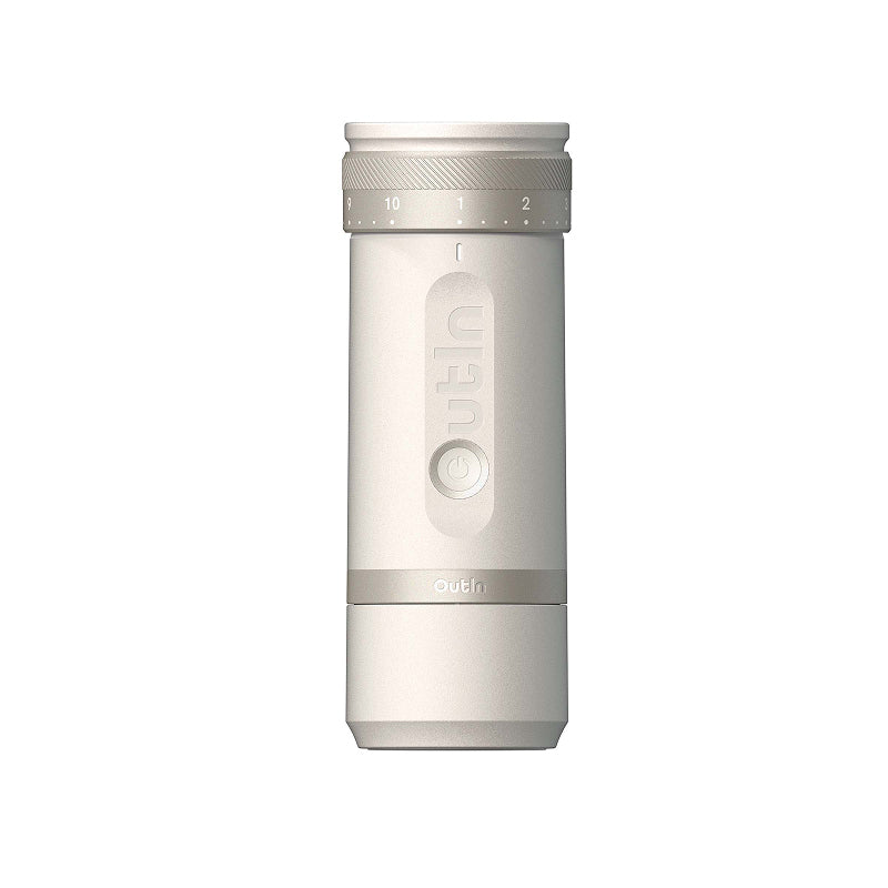 Outin Kaffeemühle Fino OTCG-01-SW – 25 g, Kegelmahlwerk, 28 Stufen – Weiss