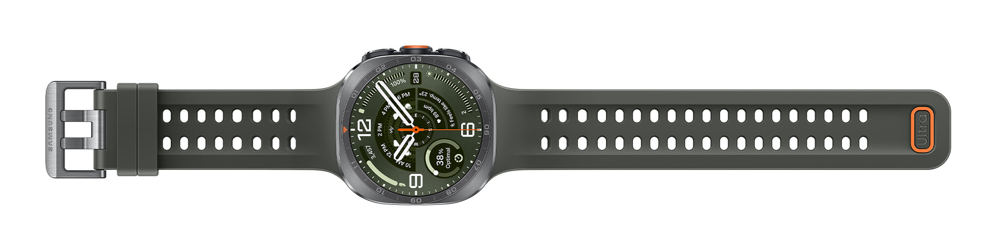 Samsung Galaxy Watch Ultra 2 47 mm GPS + Cellular – Titan Silber, Grau, 100 m