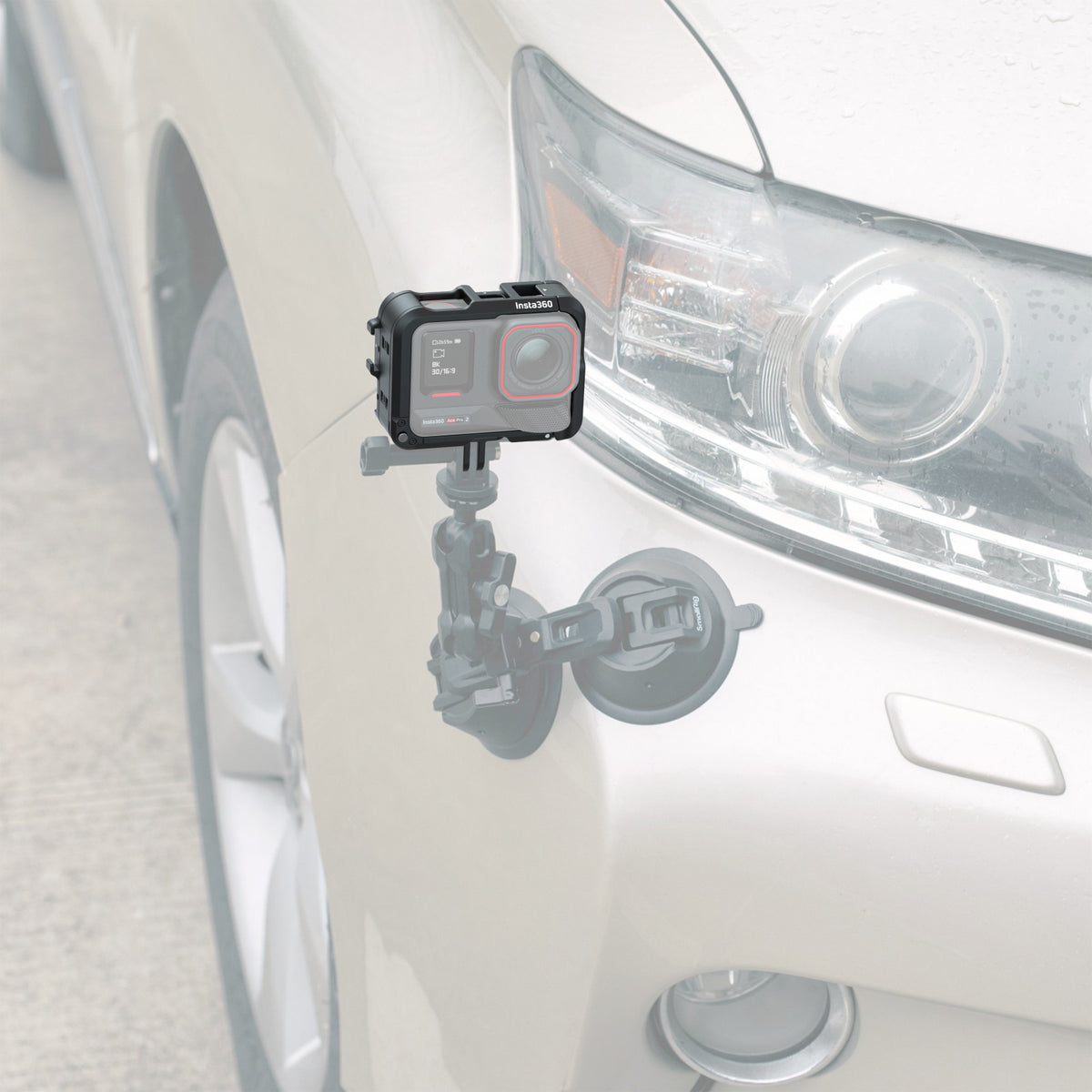 SmallRig Utility Frame Kamerakäfig – Aluminium, Schwarz – für Ace Pro, Ace Pro 2, Insta360