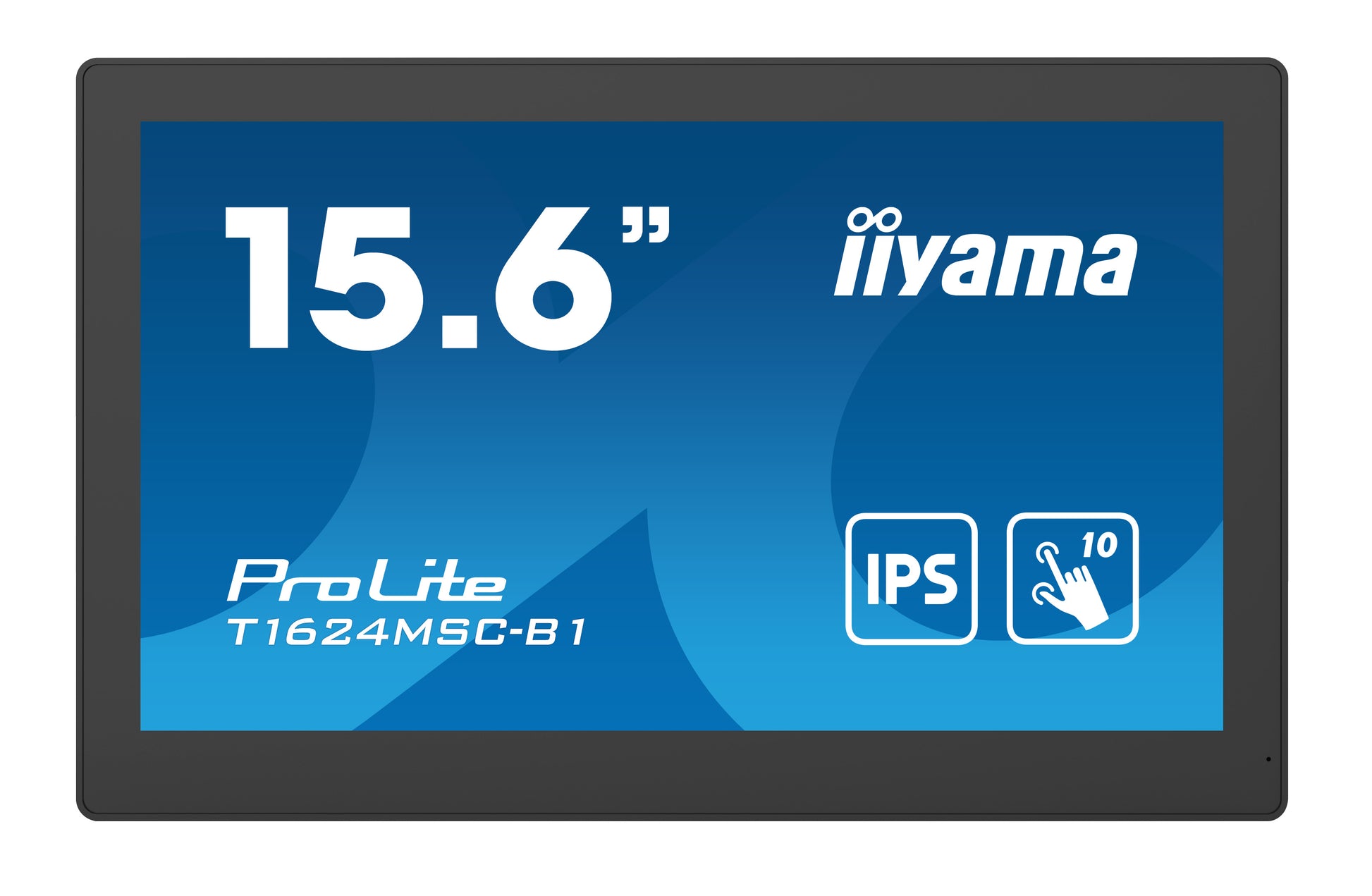 iiyama T1624MSC-B1 – Touch-Monitor 15,6" – 1920 × 1080 (Full HD), IPS, PCAP 10-Punkt, HDMI/USB