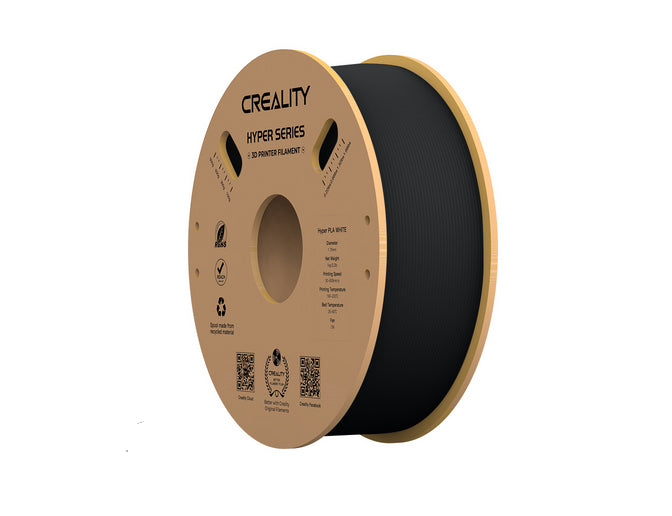 Creality 3D-Drucker-Filament Hyper PLA 1,75 mm Schwarz, 1 kg – für Creality 3D, FDM 3D-Drucker