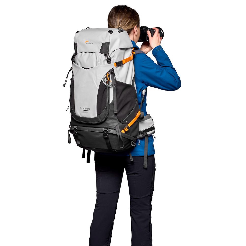 Lowepro PhotoSport Pro III Kamerucksack – 57 l, für DSLR/CSC mit montiertem 70–200 mm f/2.8 und andere