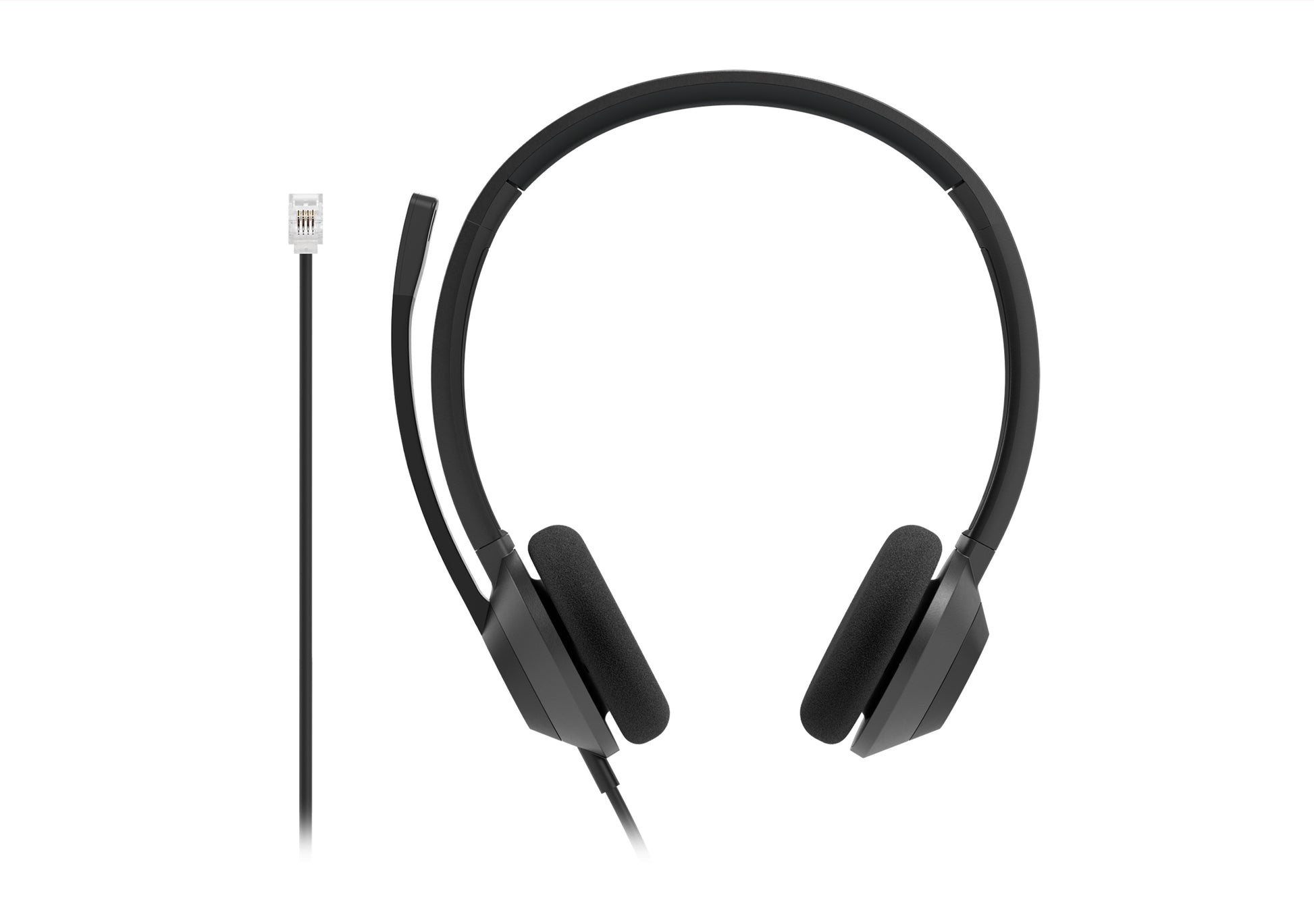 Cisco 322 – Duo Headset – On-Ear, Kabelgebunden (RJ9) – Schwarz