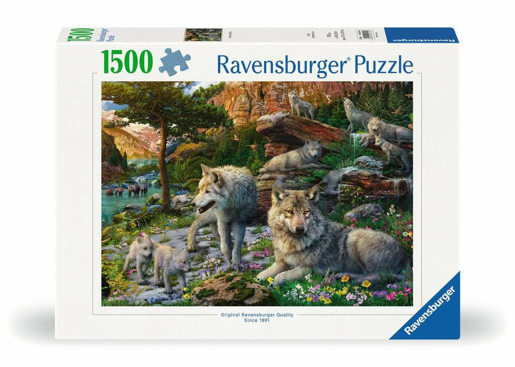 Ravensburger Puzzle Wolfsrudel – 1000 Teile – 70 × 50 cm – ab 14 Jahren