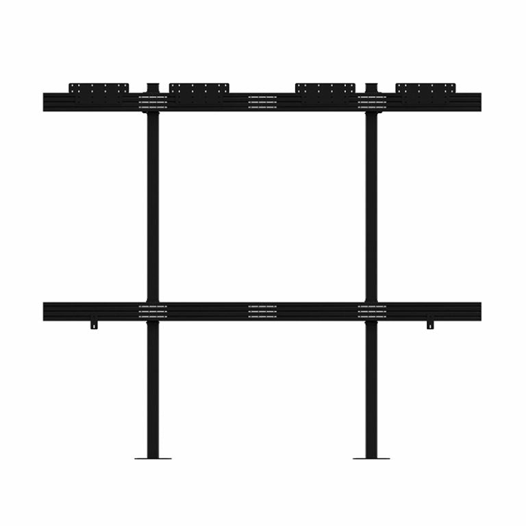 Hagor Wandhalterung – Fix – 130", Höhenverstellbar, für Samsung IAC 130 – Schwarz