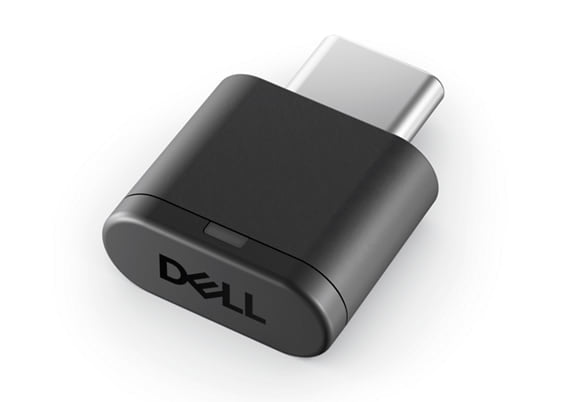 DELL HR024 – Headset-Dongle (USB-C), Schwarz, für Dell Headset WL302, WL3024