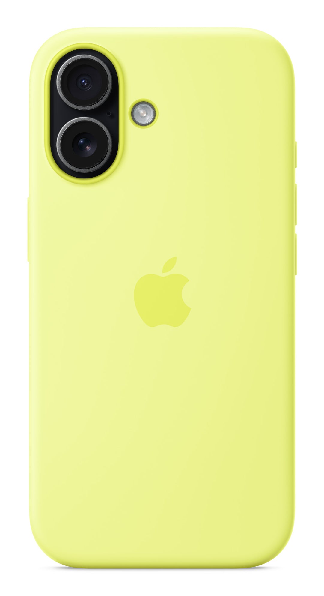 Apple Backcover – für Apple iPhone 17, MagSafe, Silikon+Mikrofaser, Neon Gelb