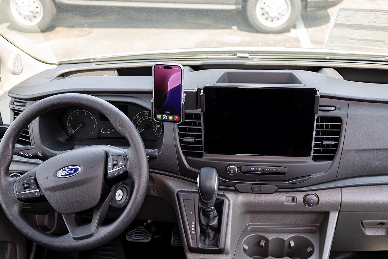 Brodit ProClip – Auto-Halterung – Armaturenbrett – für Ford Transit (2025–2026) – Schwarz