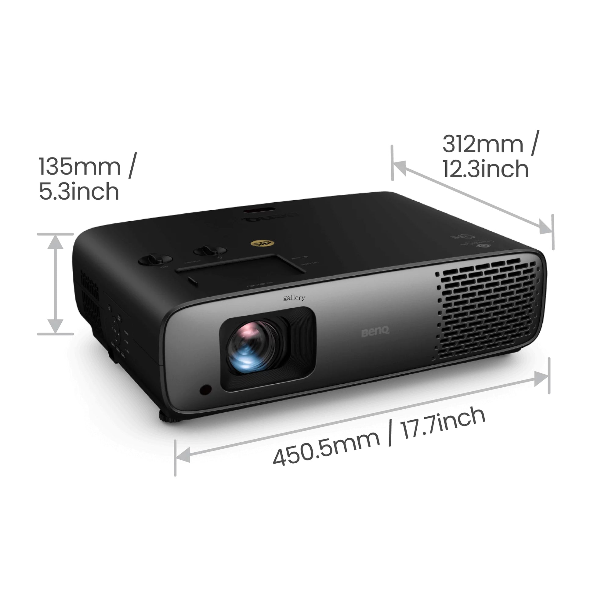 BenQ W4100I, LED-DLP-Projektor – Ultra HD 4K, 3200 ANSI-Lumen, 16:9