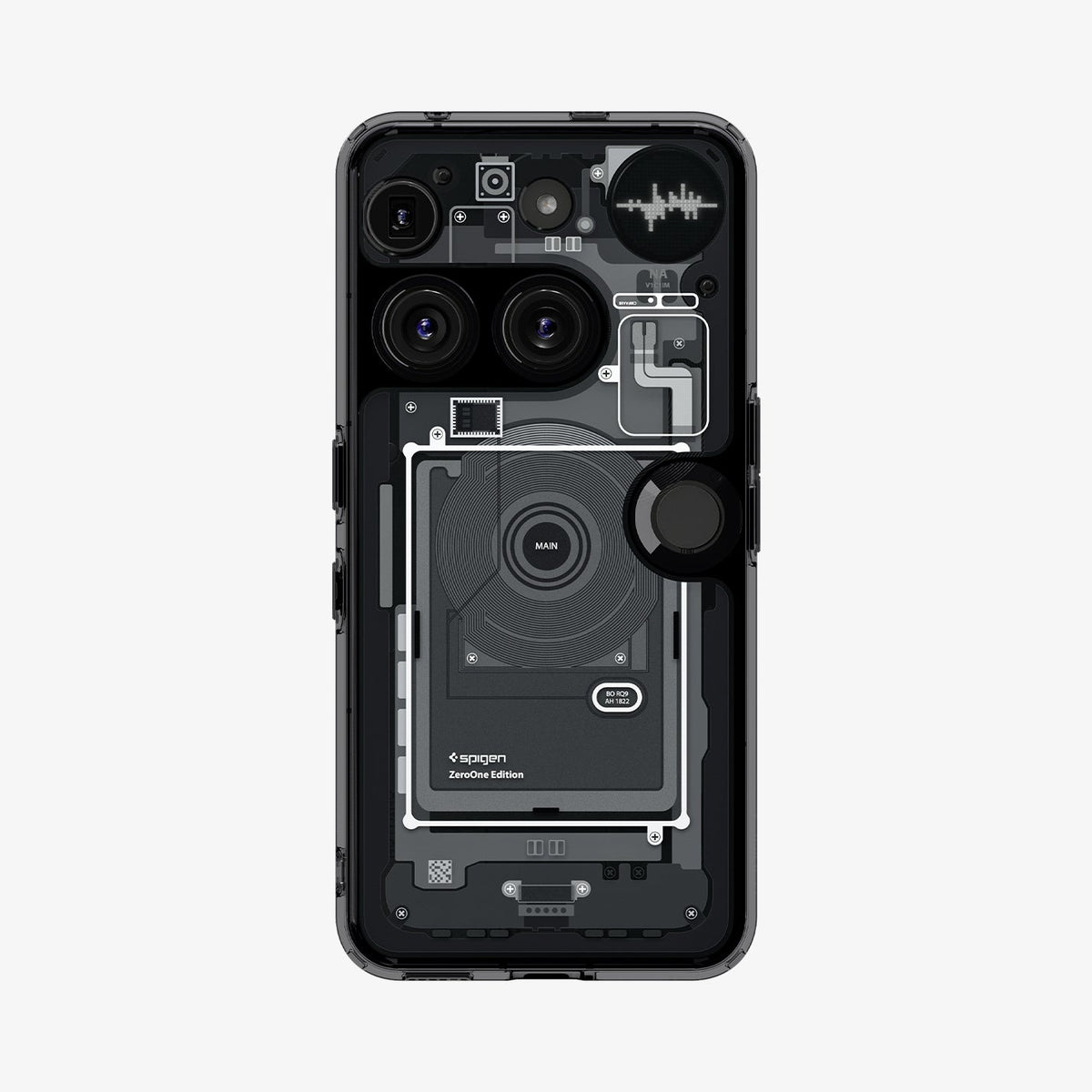 Spigen Ultra Hybrid Zero One Backcover – für Nothing Phone 3, Transparent, bis 1,2 m Sturzsicher