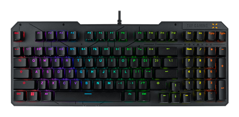 ASUS TUF Gaming K3 Gen II – Gaming-Tastatur 96% – Optomechanisch – Kabelgebunden, USB-A – QWERTY (FR) – RGB
