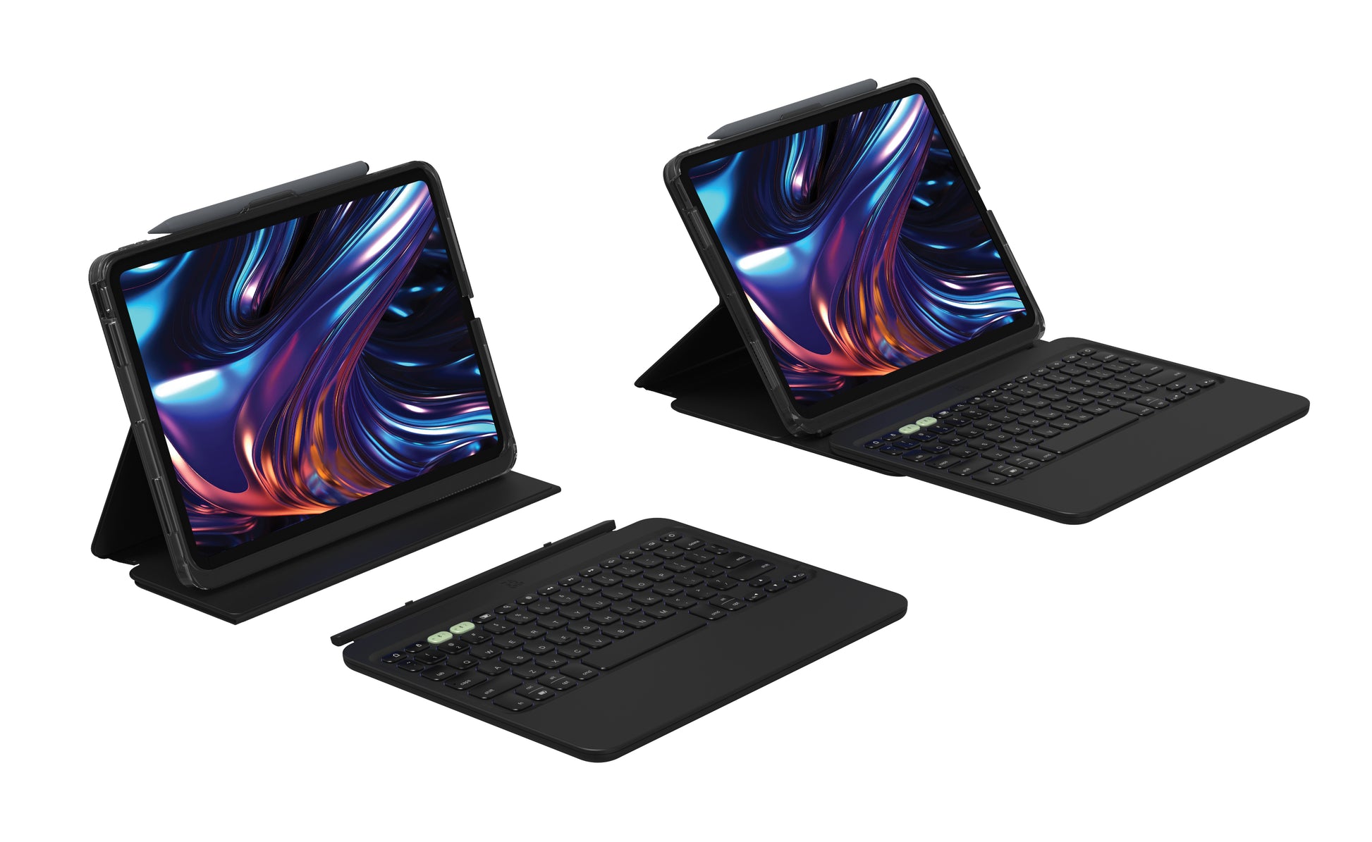 ZAGG ProKeys 2 – Tastatur, kabellos (Bluetooth), CH-Layout (DE-CH), Scherenmechanik – für iPad Pro 11"