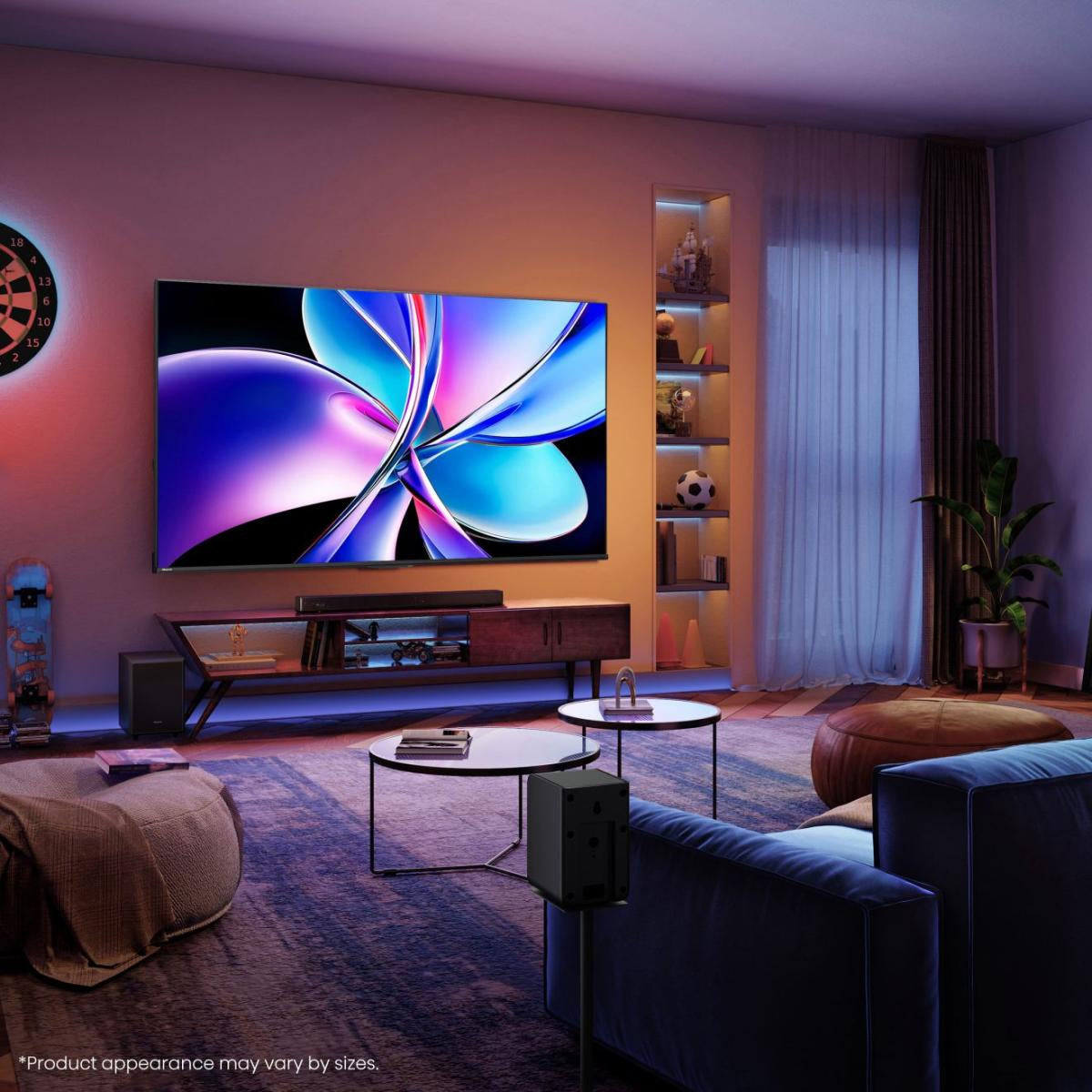Hisense E7Q PRO 50 – 50" TV – 4K UHD – QLED – VIDAA – 144 Hz – Dolby Vision