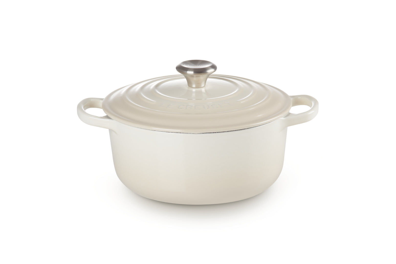 Le Creuset Kochtopf Signature – 3,3 l, Ø 22 cm, Gusseisen, Emaille, für Induktion, Gas, Glaskeramik