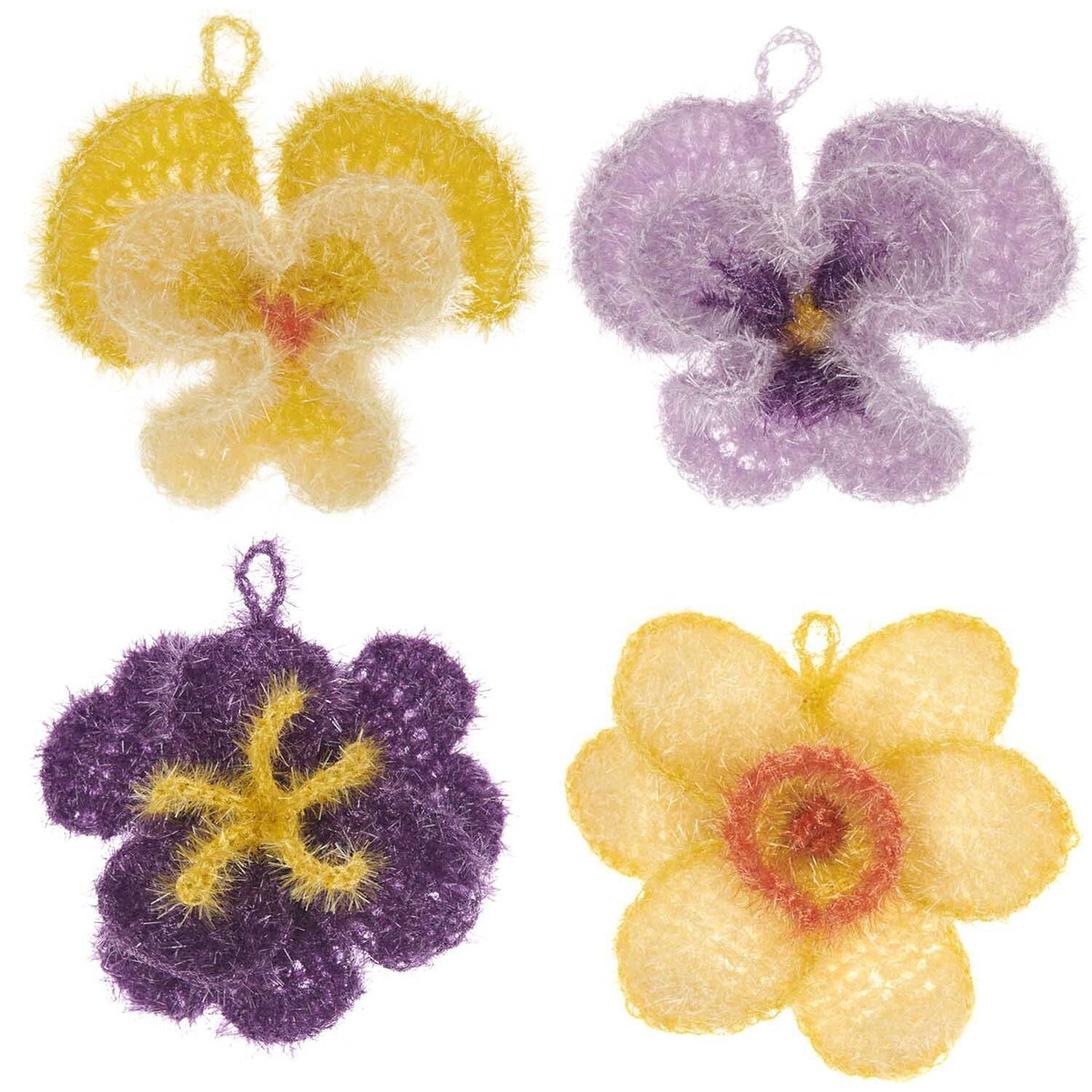 Rico Design Bubble – Häkelset – Frühlingsblumen – 7-teilig – Polyester