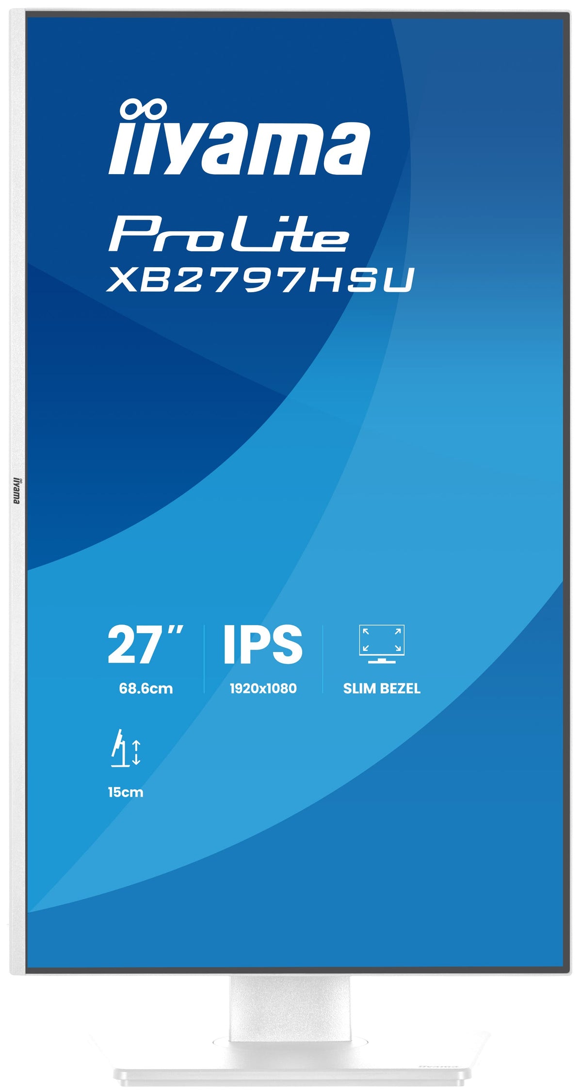 iiyama XB2797HSU-W1 – 27", 1920 × 1080 (Full HD), IPS, 120 Hz, USB-C 5 W