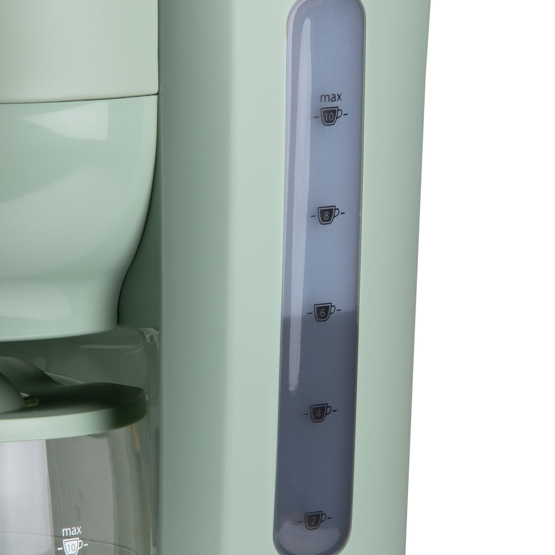 Domo DO755K Filterkaffeemaschine – 10 Tassen, 1,3 l, Karaffe, Grün