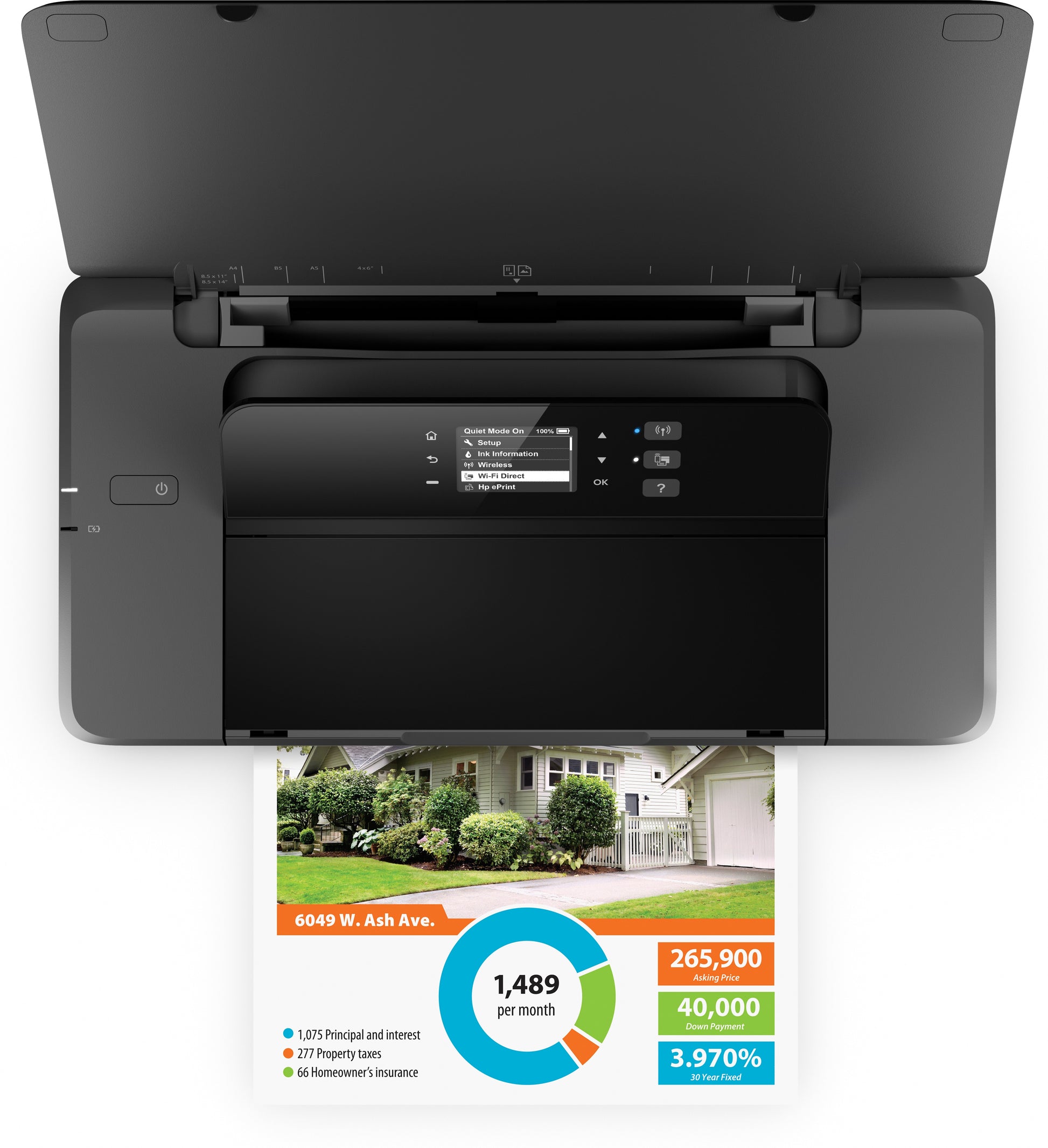 HP OfficeJet 200 Mobile – Mobiler Tintenstrahldrucker