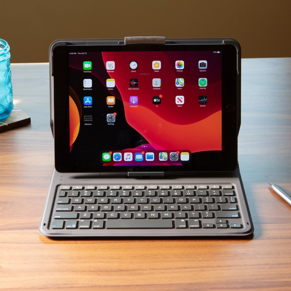 ZAGG Messenger Folio 2 – Tastatur, PT-Layout (PT), Dunkelgrau – für iPad 10,9" (10. Generation)