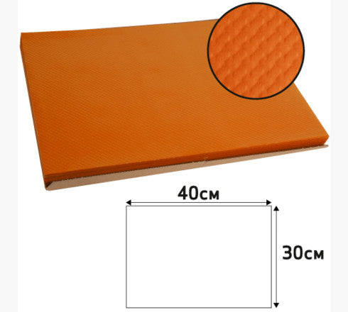 PRONAPPE Tischset – Papier, Orange, 40 × 30 cm