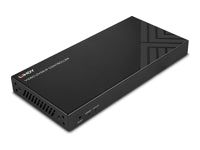 Lindy 4K30 – AV-Repeater – 4K UHD, kabelgebunden, RJ-45, PoE – für HDMI & USB über IP – Schwarz