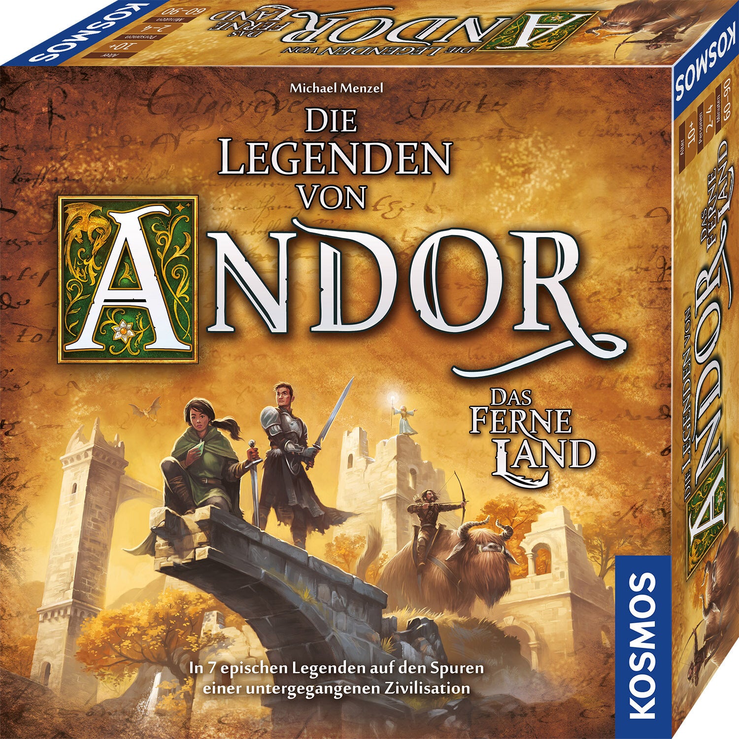 Kosmos Andor Das ferne Land – Kartenspiel, 2–4 Spieler, ab 10 Jahren, 90 Min., DE