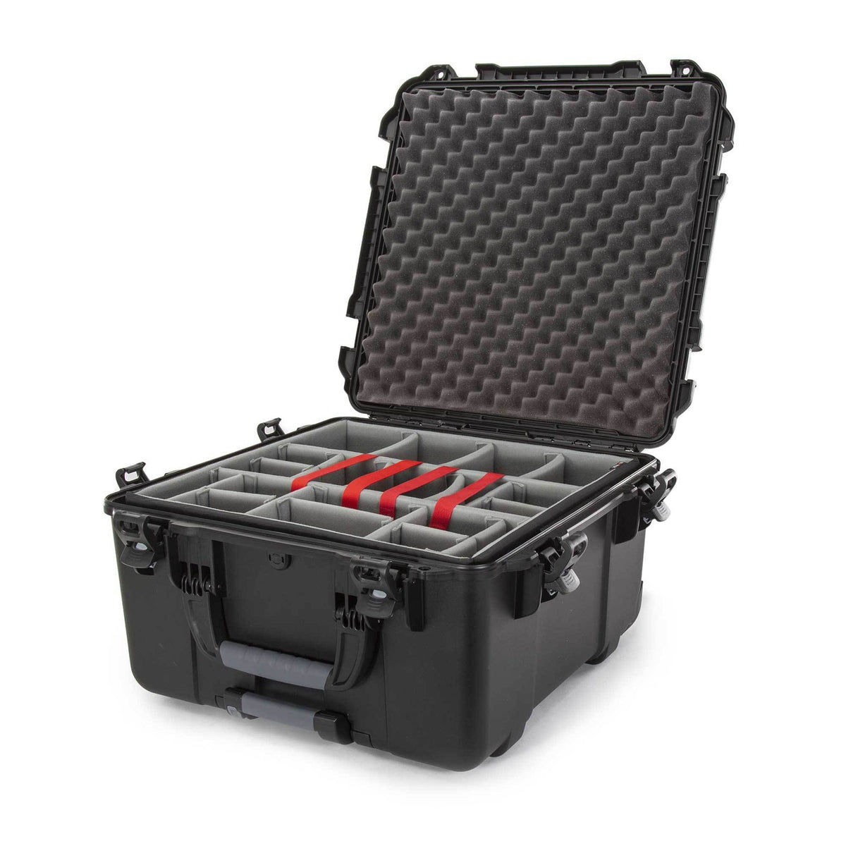 Nanuk Schutzkoffer 968 – Hartschale, wasserdicht, schwarz, 62,7 × 34,5 × 63,5 cm
