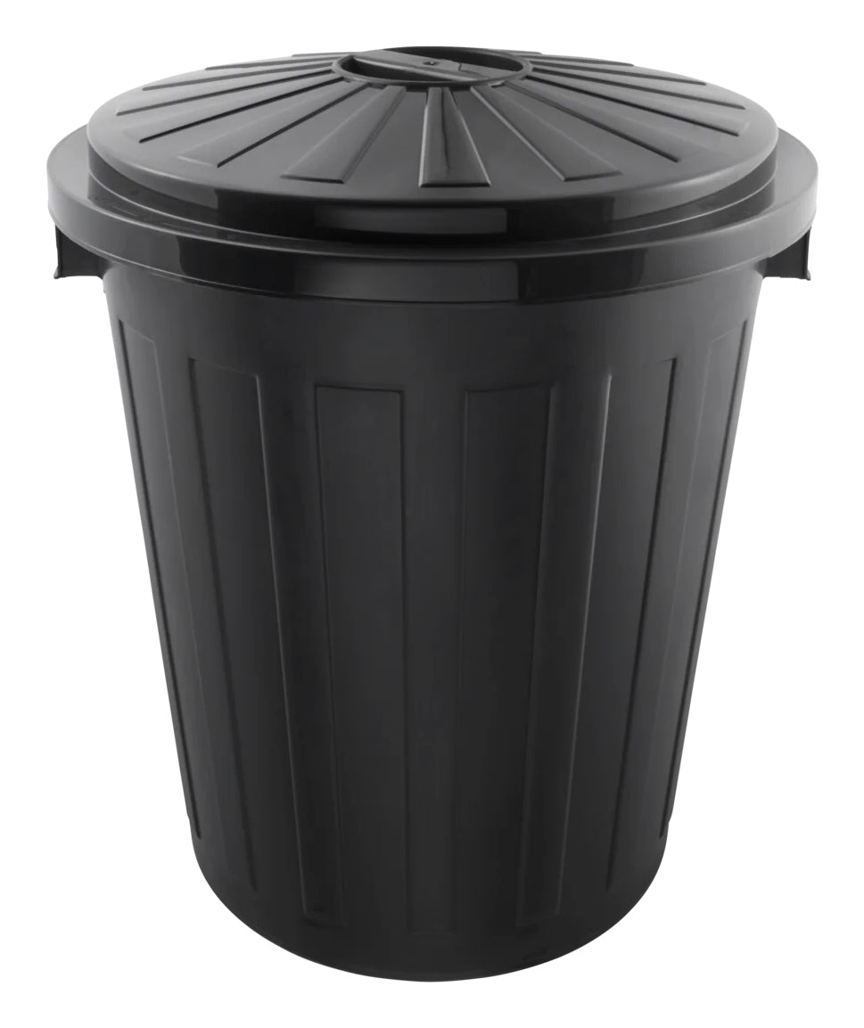 keeeper Müllcontainer – 50 l – Kunststoff (PP), rund – graphit